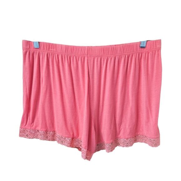 DAISY FUENTES Plus Size Sexy Lace V Neck Sleeveless Lounge Lingerie Short Set 2X - Picture 5 of 16